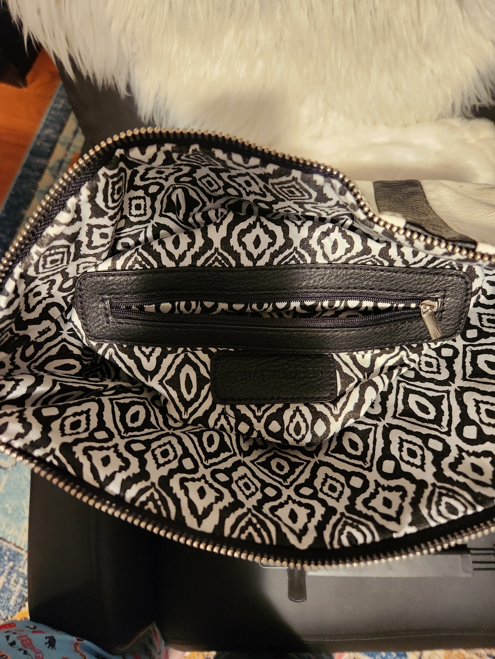 Steve Madden Women's Leather Clutch, Wristlet - Picture 4 of 11
